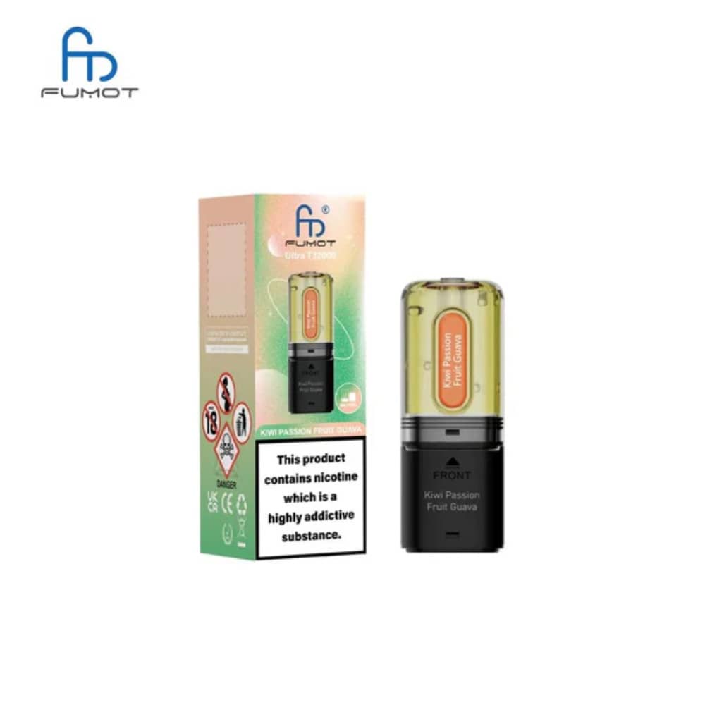 RandM Fumot T32000 Ultra Pods Pack of 5 Kiwi Passionfruit Guava