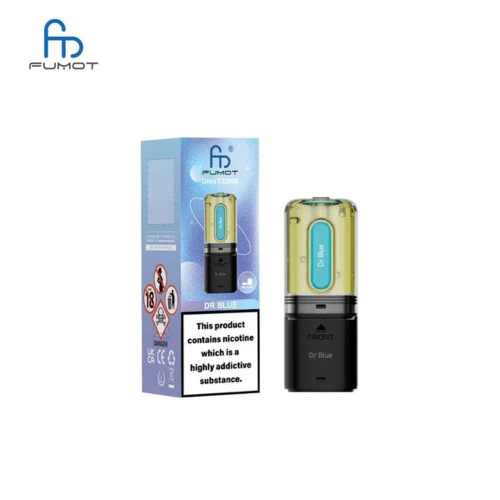 RandM Fumot T32000 Ultra Pods Pack of 5 Dr Blue