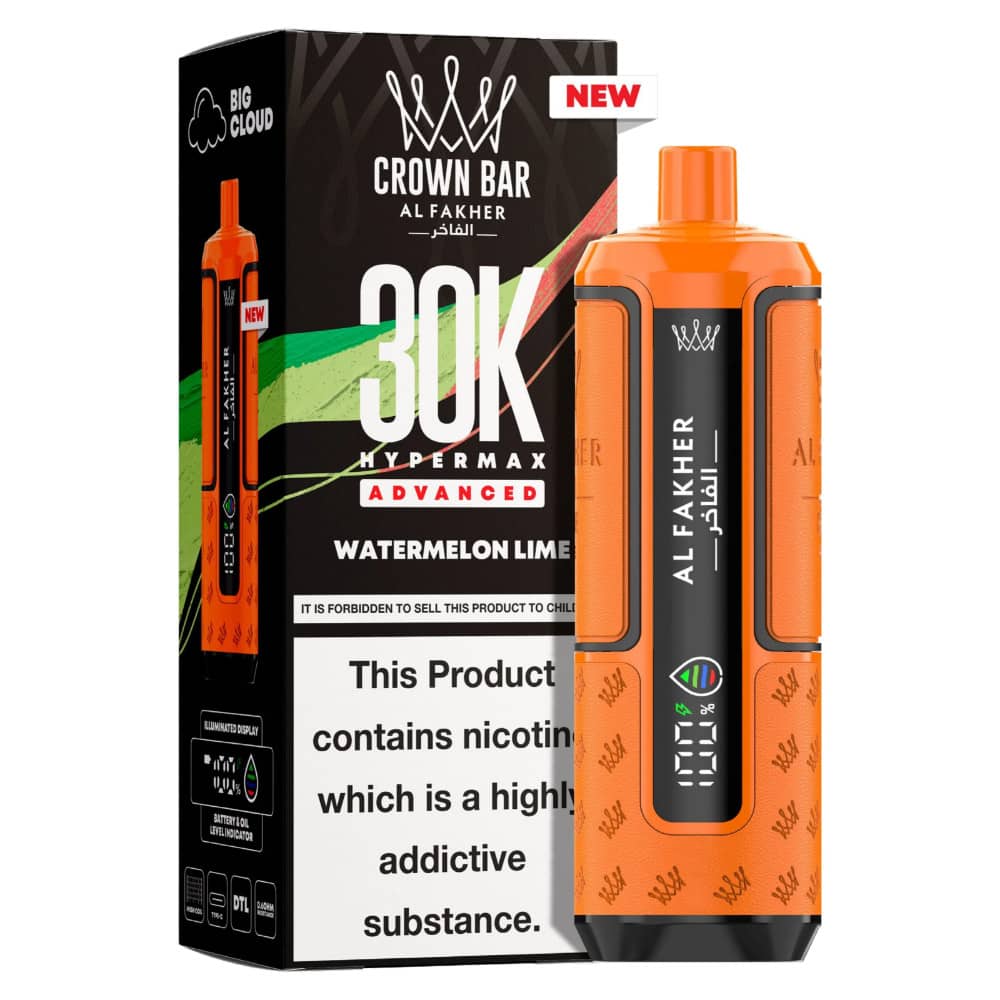 Al Fakher 30k Hypermax Prefilled Pod Kit Box of 5 Watermelon Lime