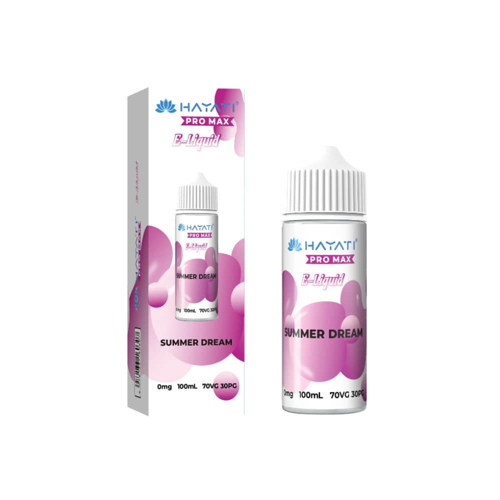 Hayati Pro Max 100ml E-Liquids 70/30 Summer Dream