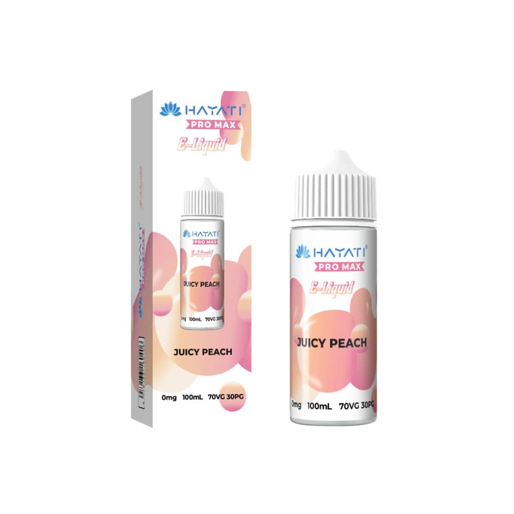 Hayati Pro Max 100ml E-Liquids 70/30 Juicy Peach