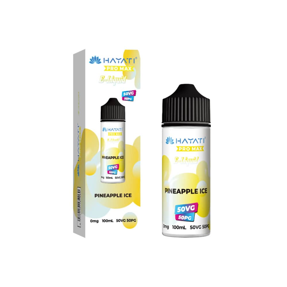 Hayati Pro Max 100ml E-Liquids 50/50 Pineapple Ice