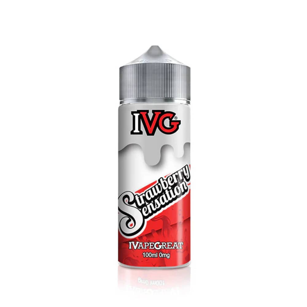IVG 100ml E-Liquids | 70VG/30PG Shortfill Strawberry Sensation