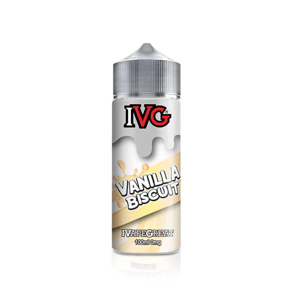 IVG 100ml E-Liquids | 70VG/30PG Shortfill Vanilla Biscuit