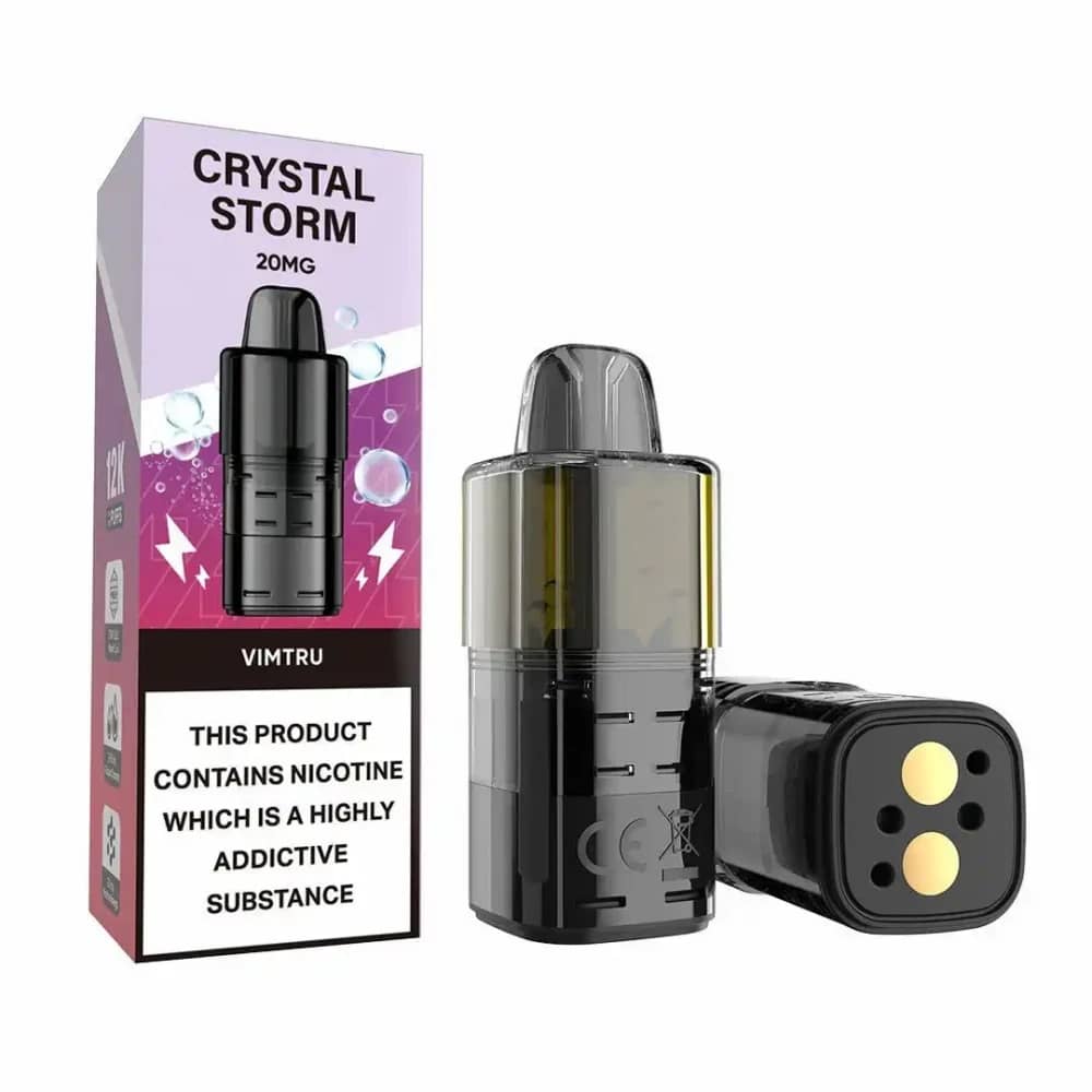 Crystal Strom Bar 12k Pods Pack of 5 Vimtru