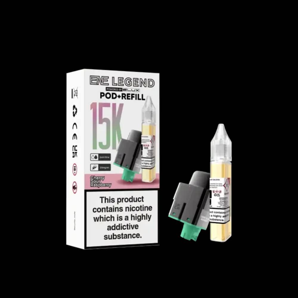Elux Ene Legend 15k Pods Pack of 5 Cherry Sour Raspberry
