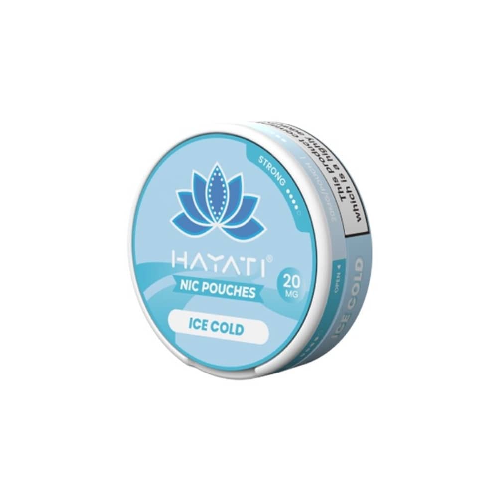 Hayati Nicotine Pouches 10 Packs Ice Cold 12mg
