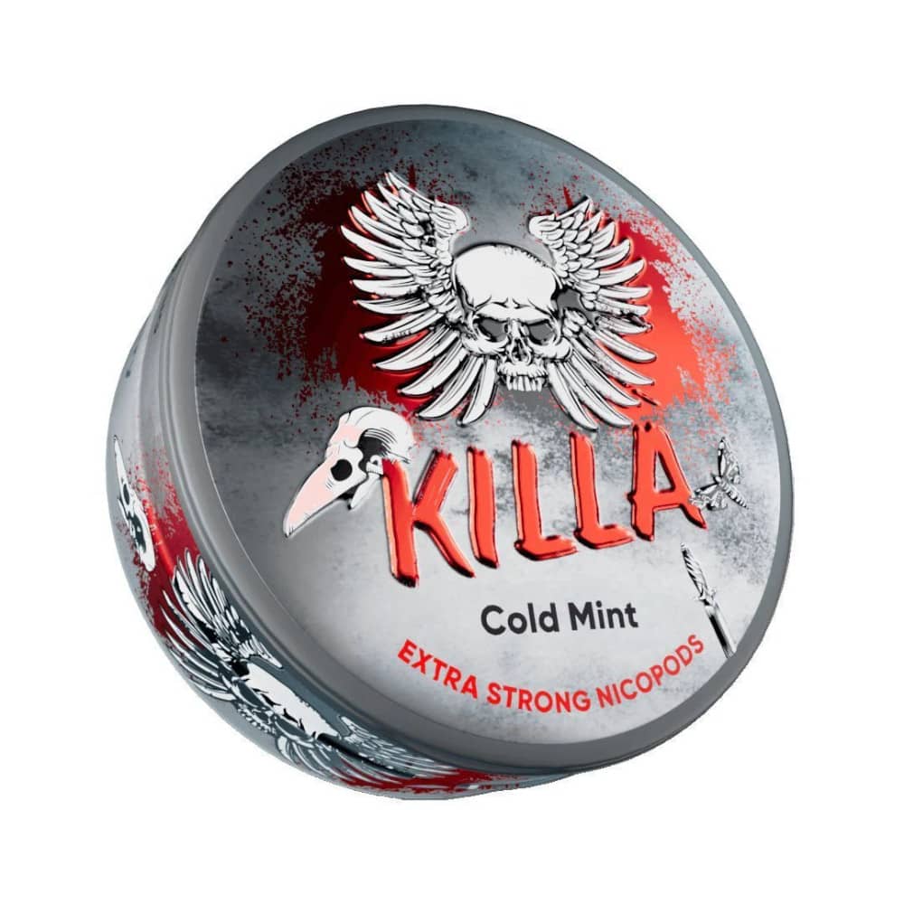 Killa Nicotine Pouches 10 Packs Cold Mint 16mg
