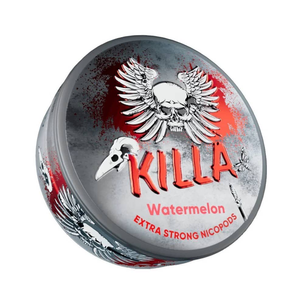 Killa Nicotine Pouches 10 Packs Watermelon 16mg
