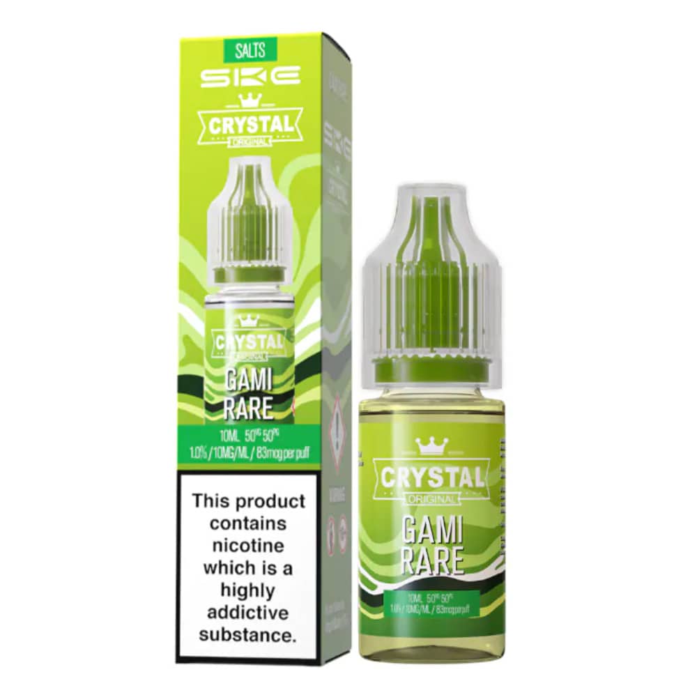 Ske Crystal Nic Salts E-Liquids 10ml Box of 10 Gami Rare 10mg