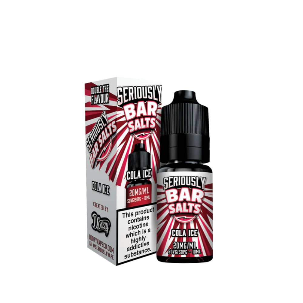 Doozy Seriously Bar Salts 10ml e liquids 10ml Box of 10 Cola Ice 20mg