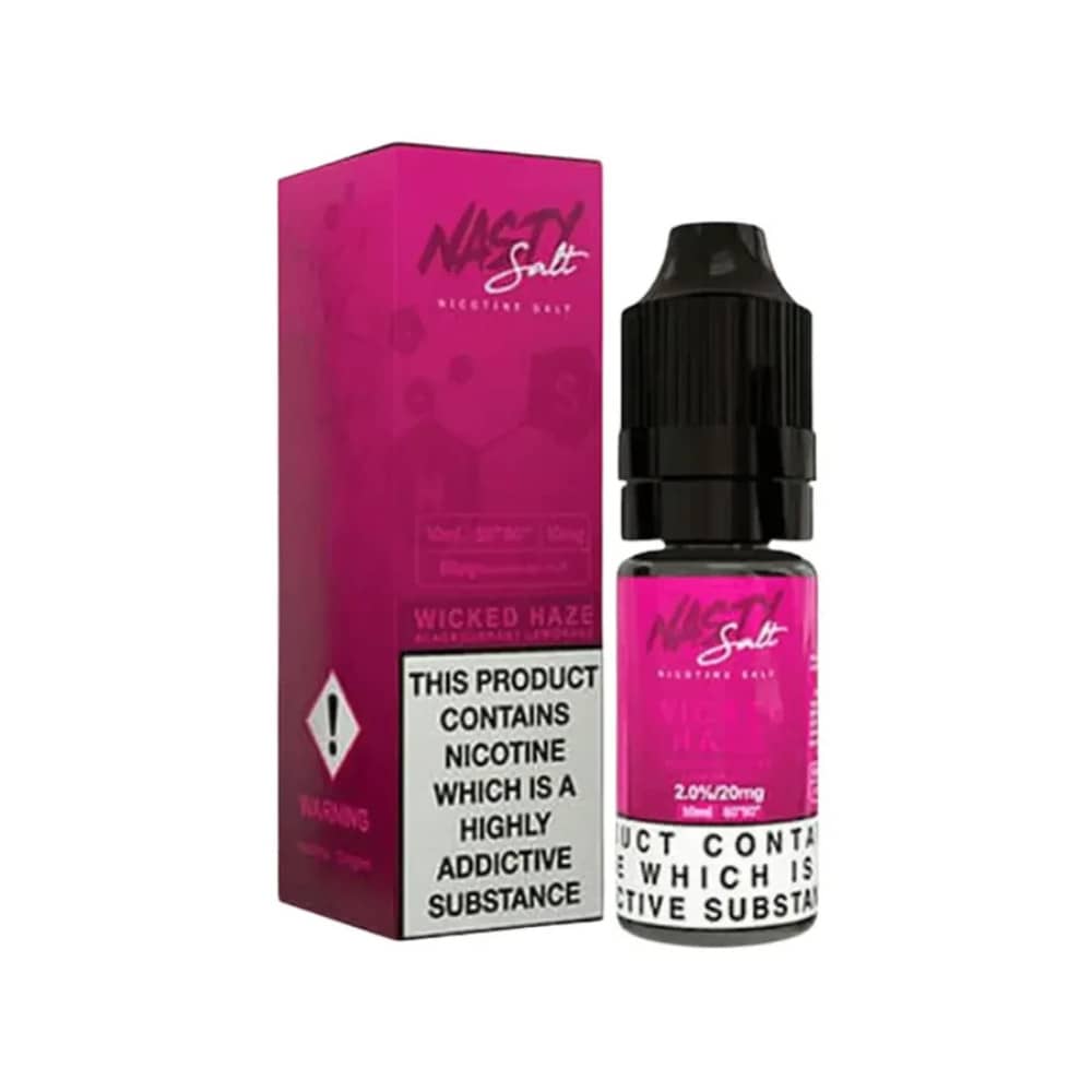 Nasty Juice Nic Salts e liquids 10ml Box of 10 Wicked Haze 20mg