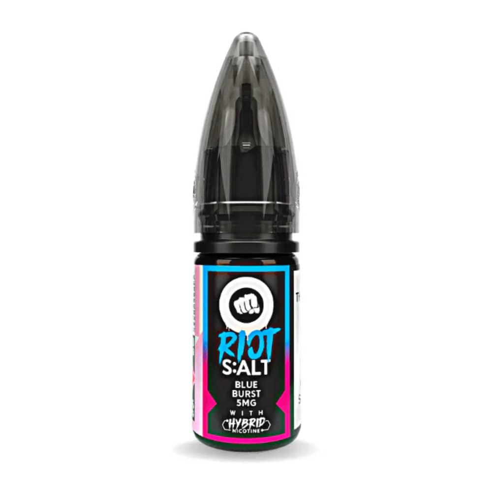 Riot Squad Nic Salt e liquids 10ml Box of 10 Blue Burst 20mg