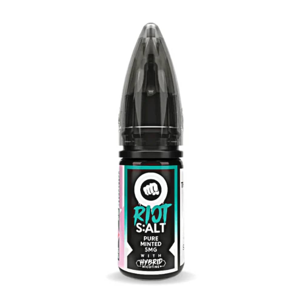 Riot Squad Nic Salt e liquids 10ml Box of 10 Pure Minted 20mg