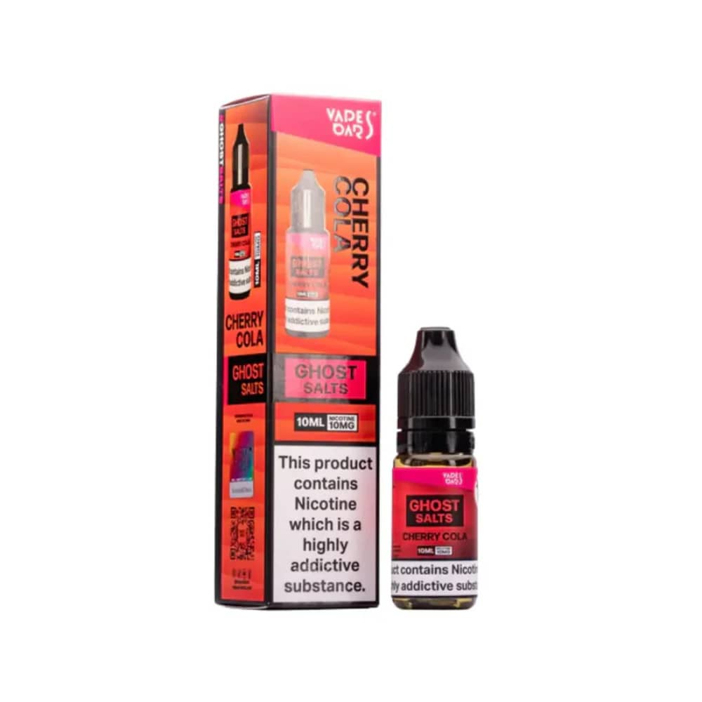 Ghost 3500 Nic Salts e liquids 10ml Box of 10 Cherry Cola 10mg