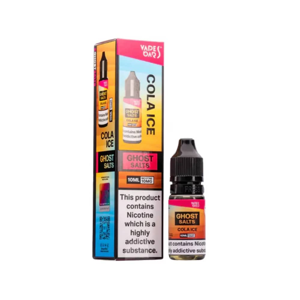 Ghost 3500 Nic Salts e liquids 10ml Box of 10 Cola Ice 10mg