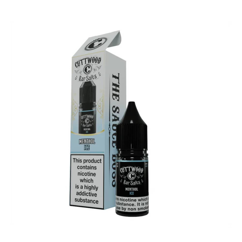 Cuttwood Bar Salt Nic Salts e liquids 10ml Box of 10 Menthol Ice 10mg