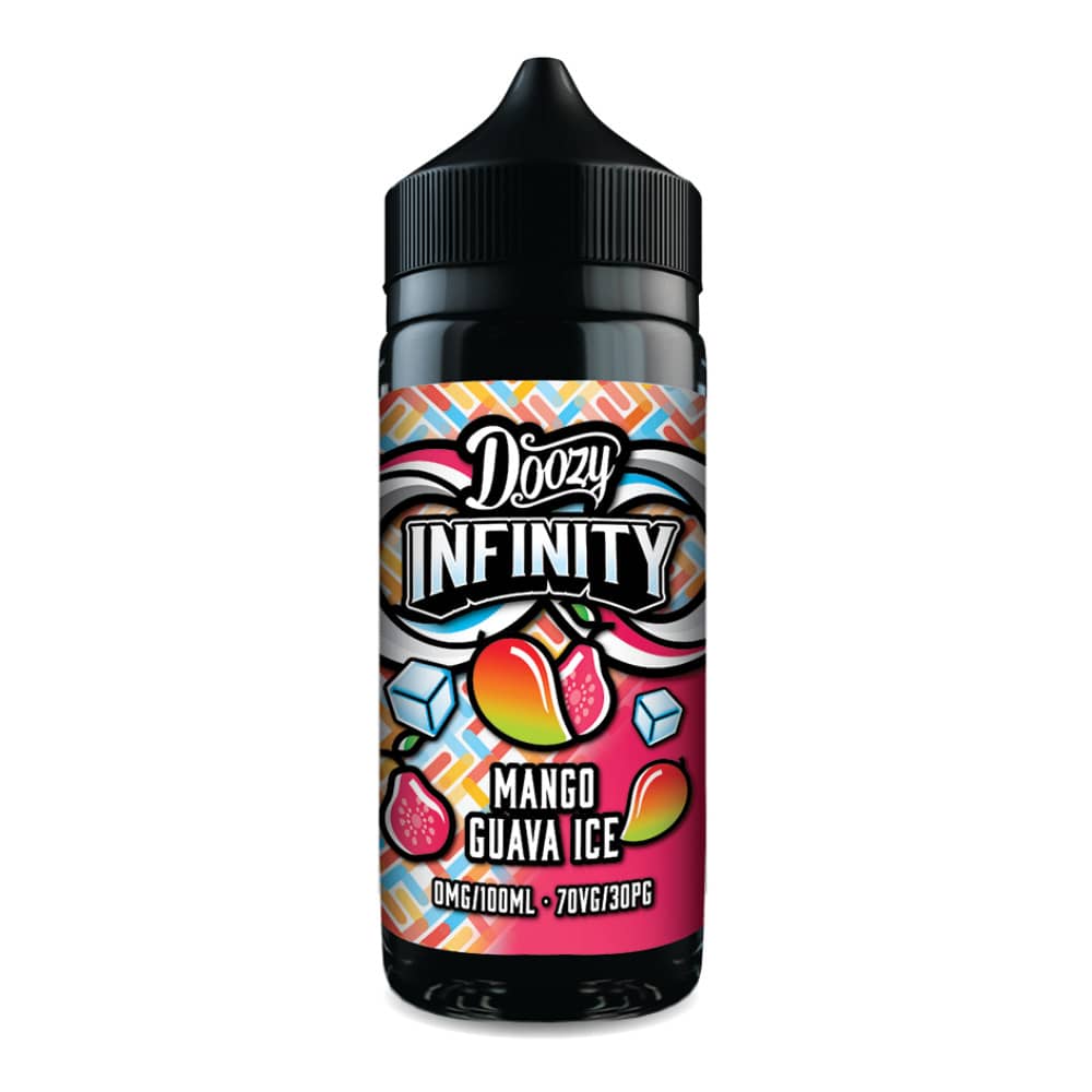 Doozy Infinity Nic Salts e liquids 10ml Box of 10 Mango Guava Ice 20mg