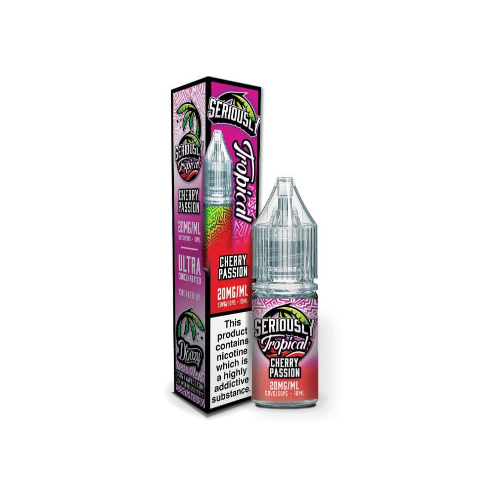 Doozy Serious Tropical Nic Salts e liquids 10ml - 10Packs Cherry Passion 20mg