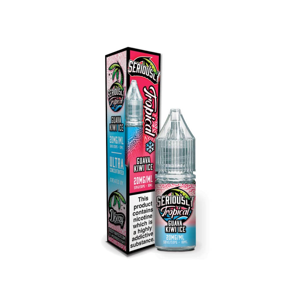 Doozy Serious Tropical Nic Salts e liquids 10ml - 10Packs Guava Kiwi Ice 20mg