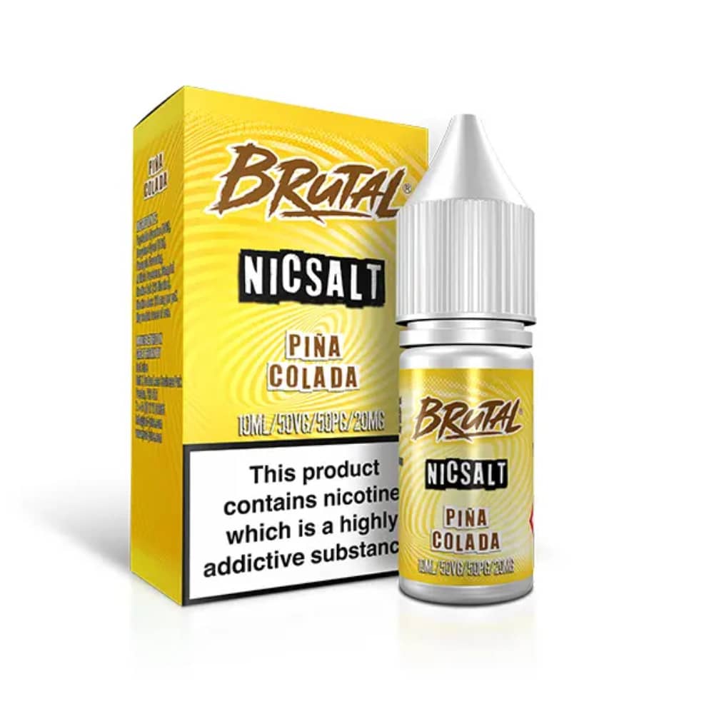 Just Juice Brutal Nic Salts e liquids 10ml Box of 5 Pine Colada 10mg