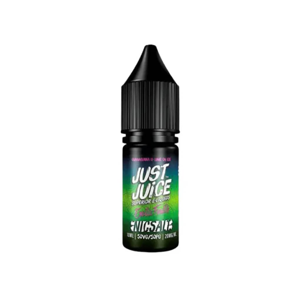 Just Juice Exotic Fruits Nic Salts e liquids 10ml Box of 5 Guanabana & Lime On Ice 20mg