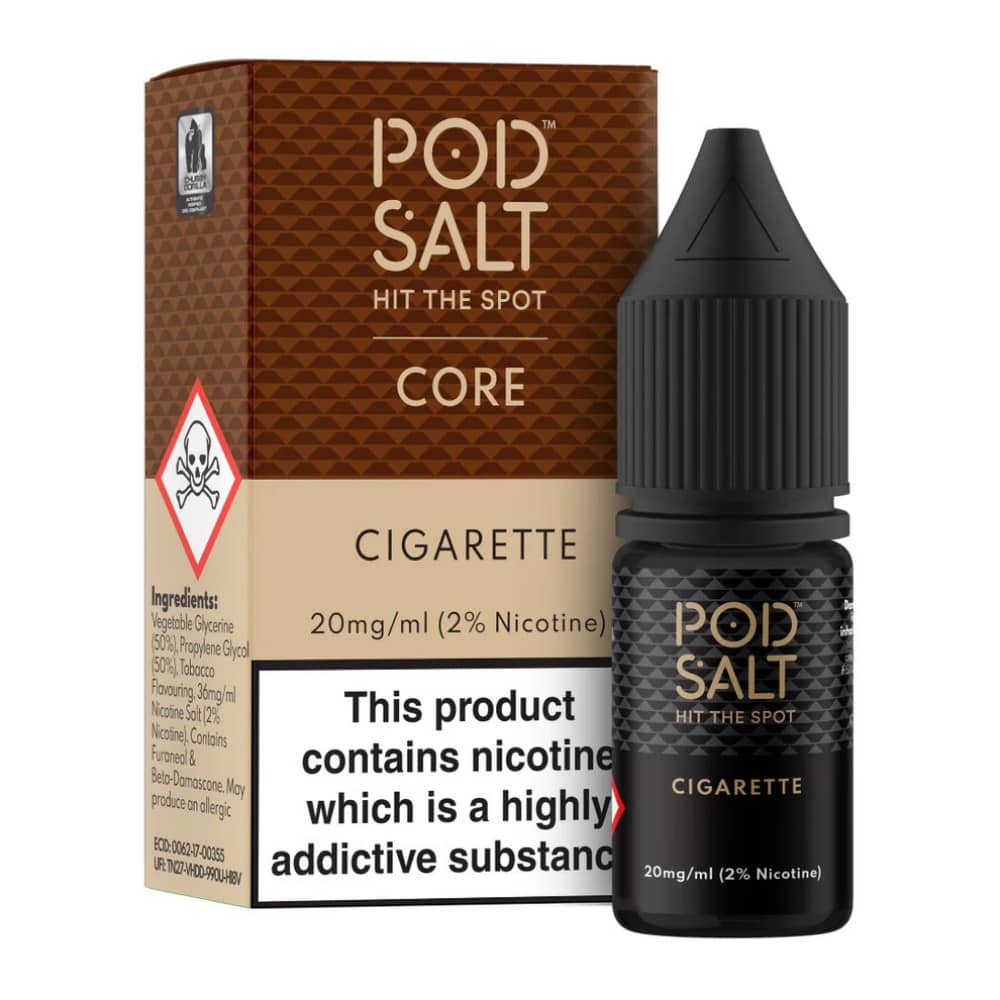 Pod Salt Core Nic Salts e liquids 10ml Box of 5 Cigarette 20mg