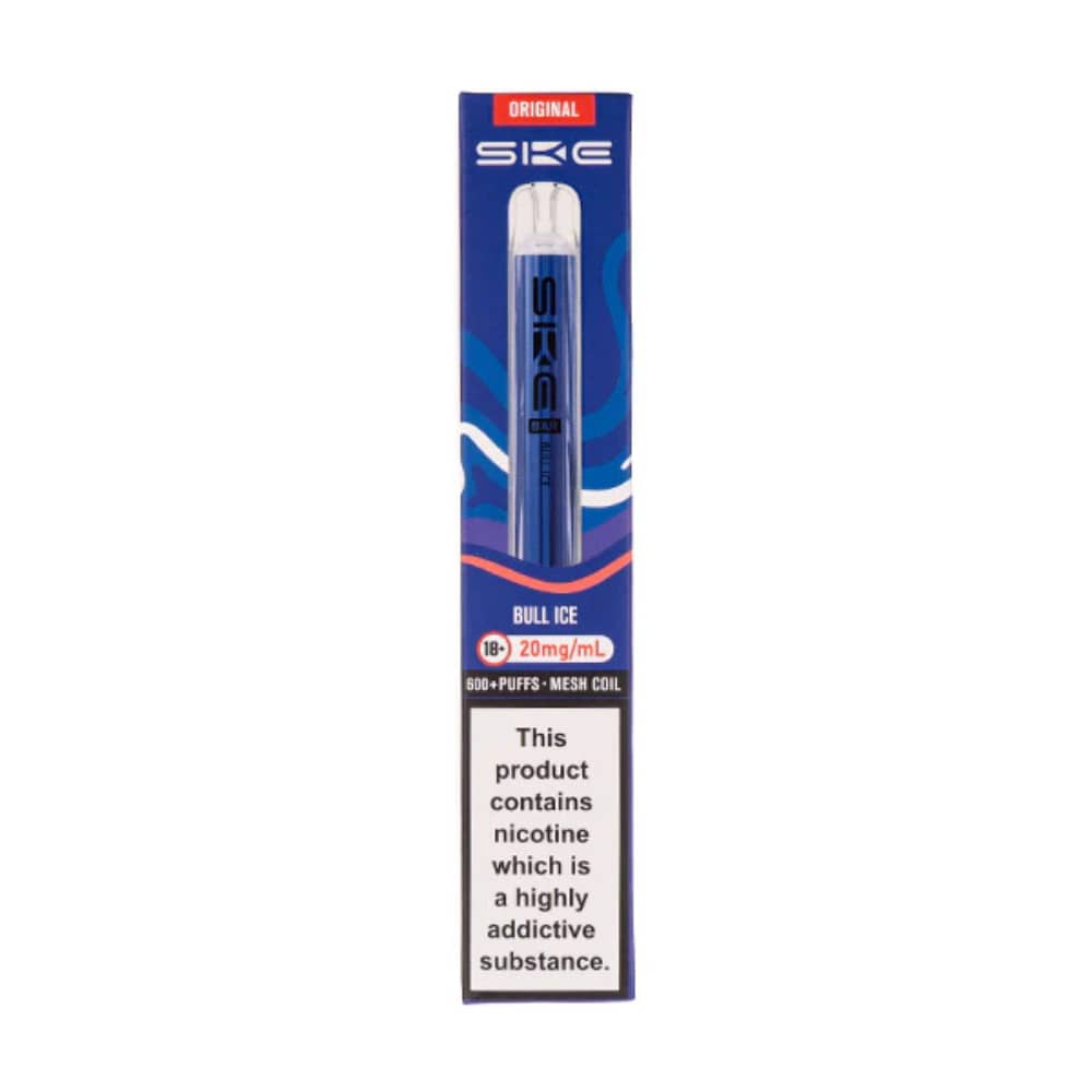 Ske Crystal Original 600 Vape Kit Box of 10 Bull Ice