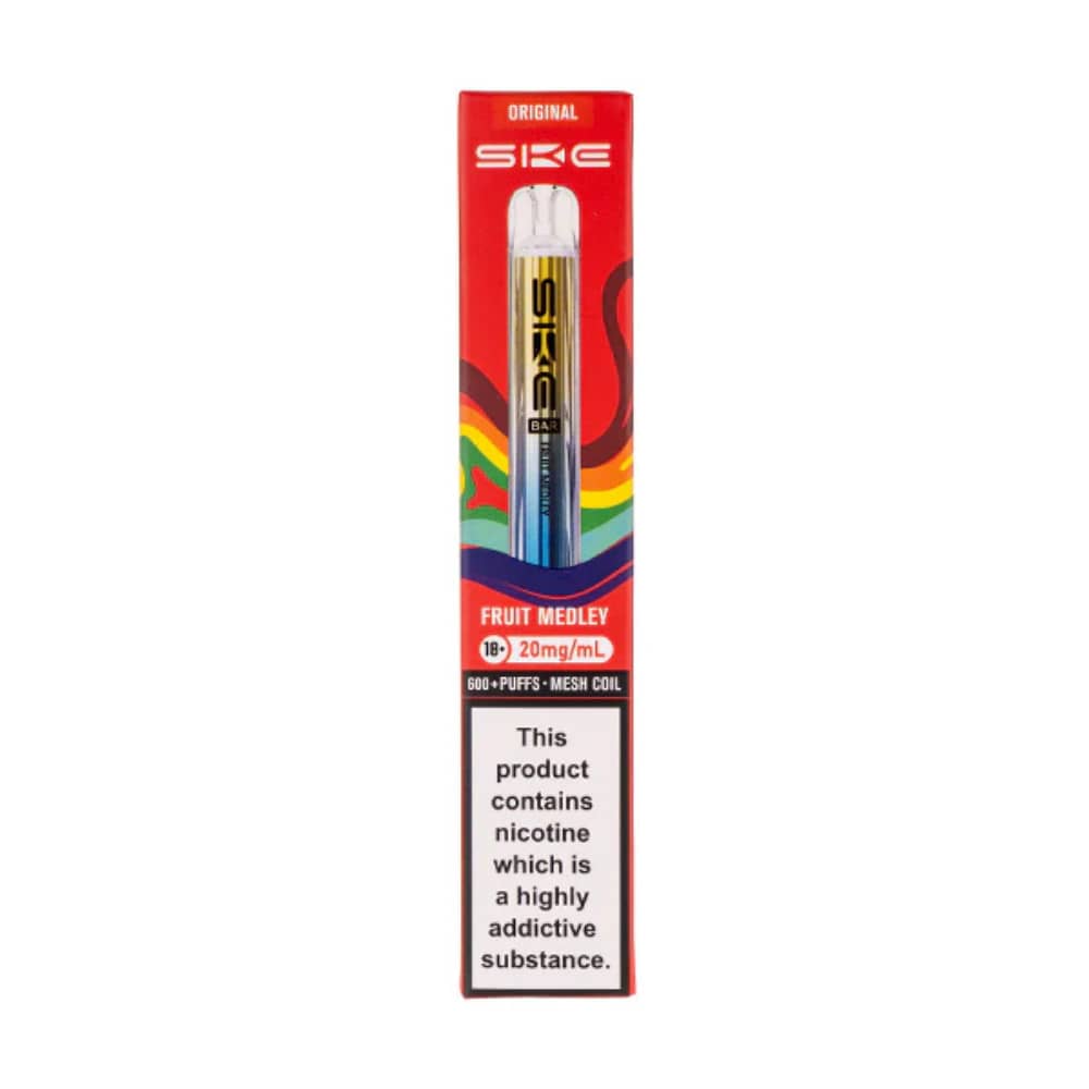 Ske Crystal Original 600 Vape Kit Box of 10 Fruit Medley