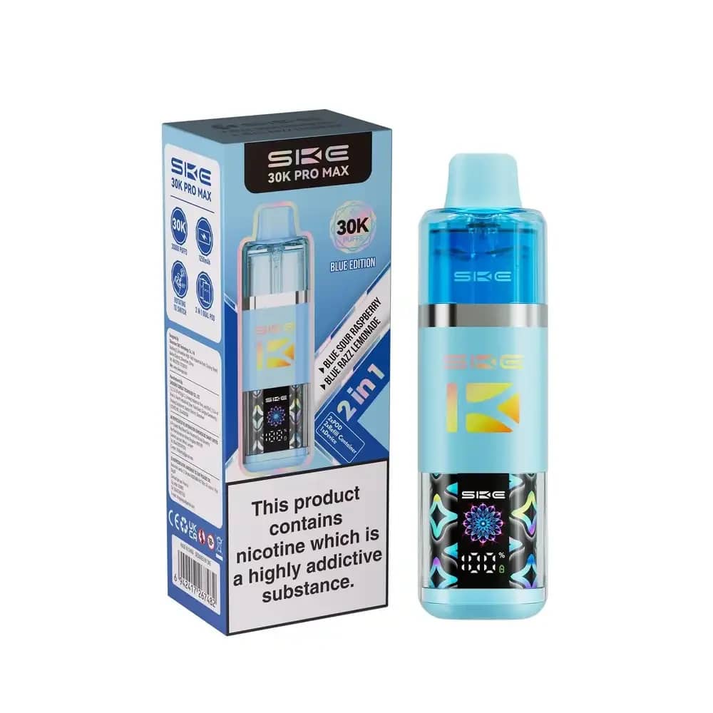 Ske 30k Pro Max Vape Kit Box of 5 Blue Edition