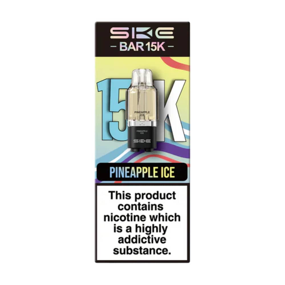 Ske Bar 15k Prefilled Pods Pack of 5 Pineapple Ice