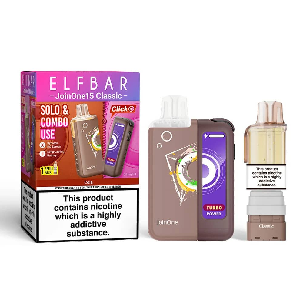 Elf Bar JoinOne30 Classic Vape Kit Box of 5 Cola