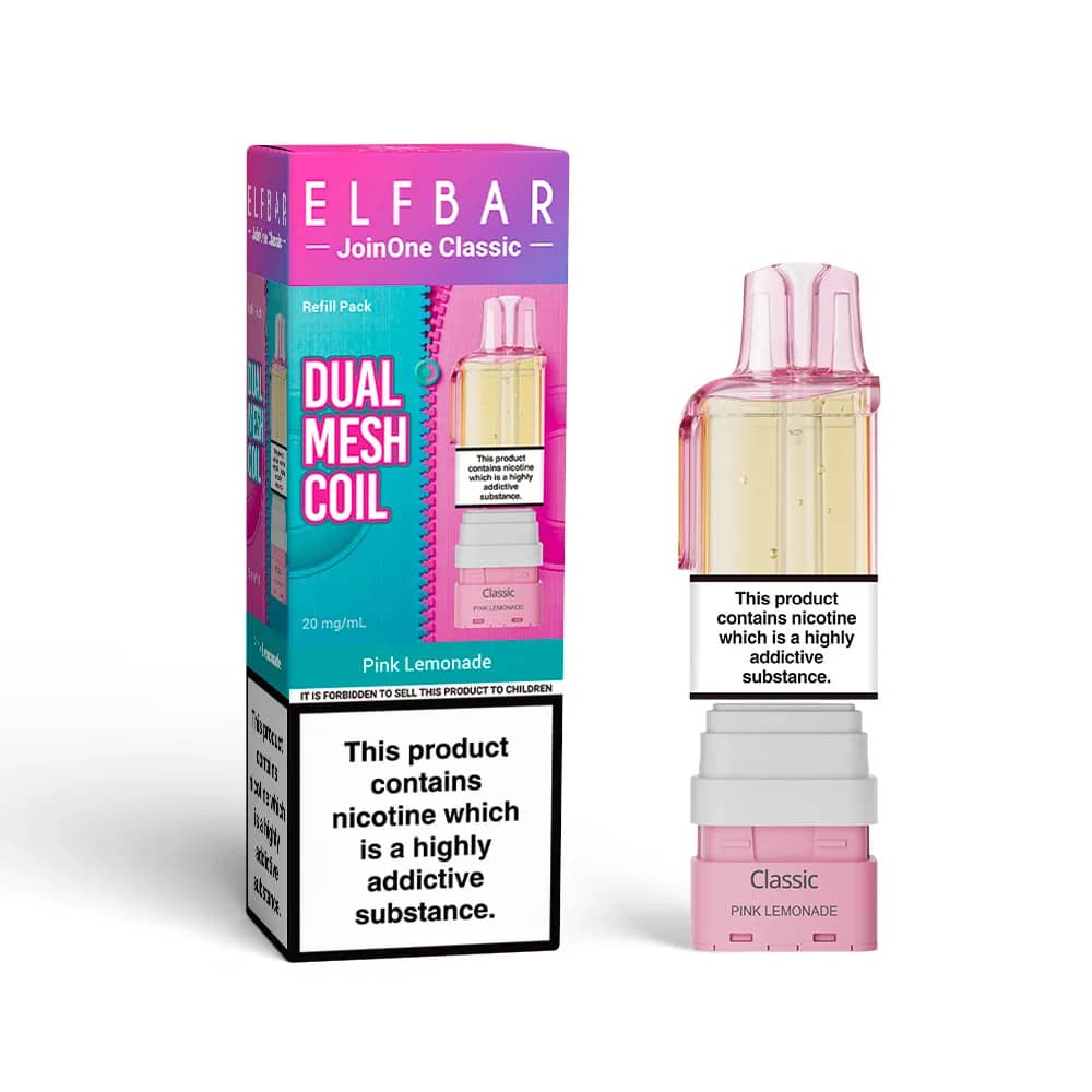 Elf Bar JoinOne15 Classic Pods Pack of 5 Pink Lemonade