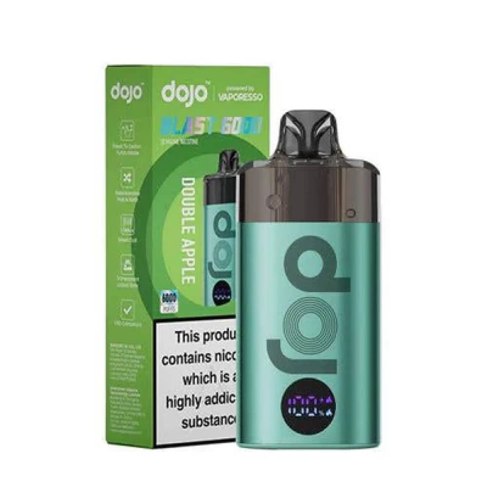 Dojo Blast 6000 Vape Kit Box of 5 Double Apple