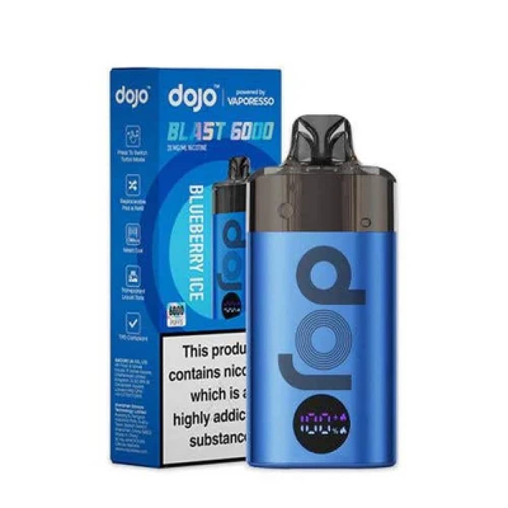 Dojo Blast 6000 Vape Kit Box of 5 Blueberry Ice