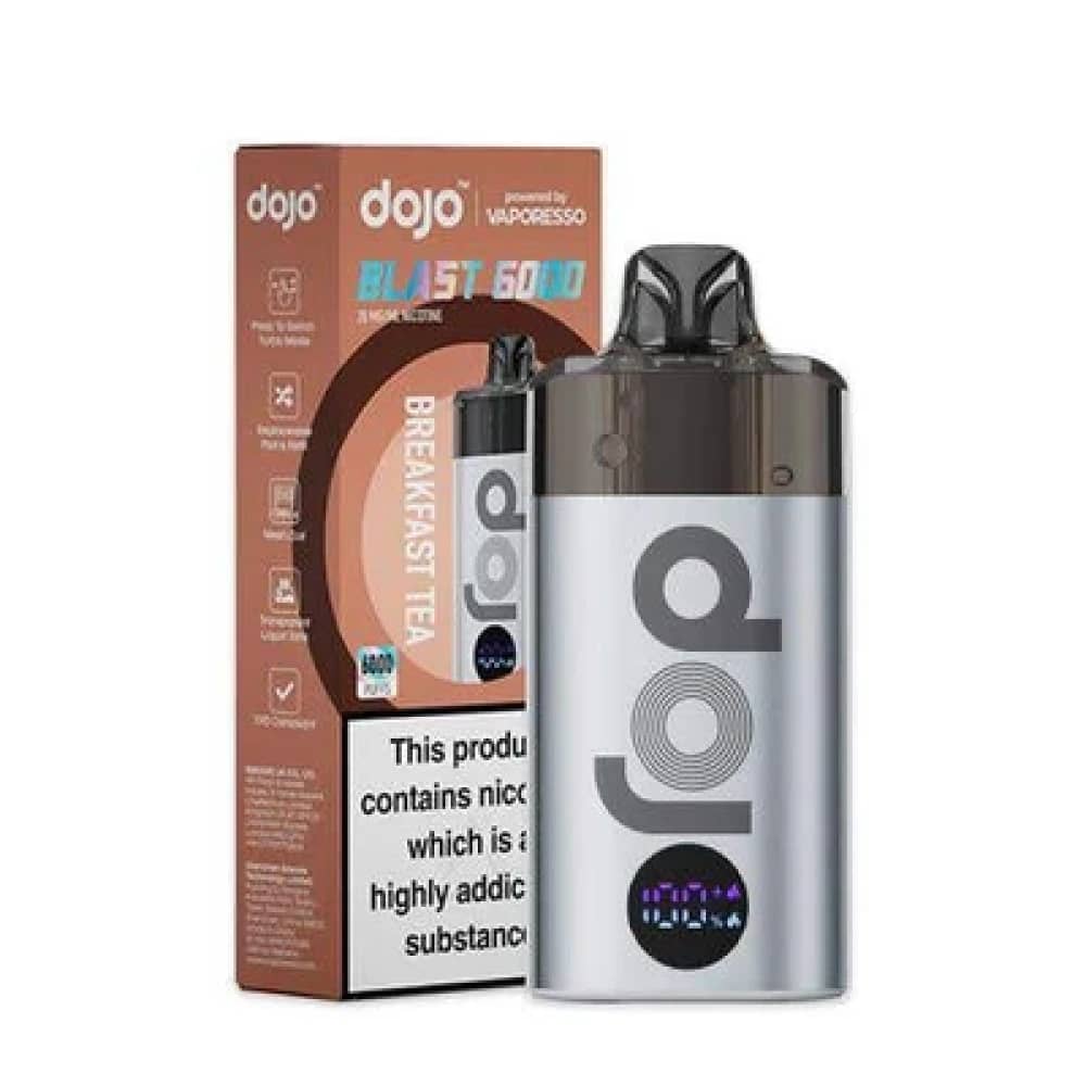 Dojo Blast 6000 Vape Kit Box of 5 Breakfast Tea