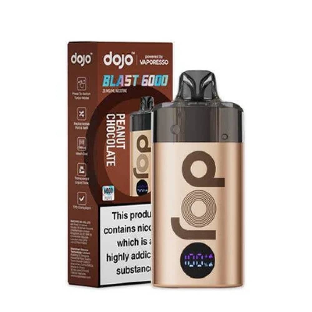 Dojo Blast 6000 Vape Kit Box of 5 Peanut Chocolate