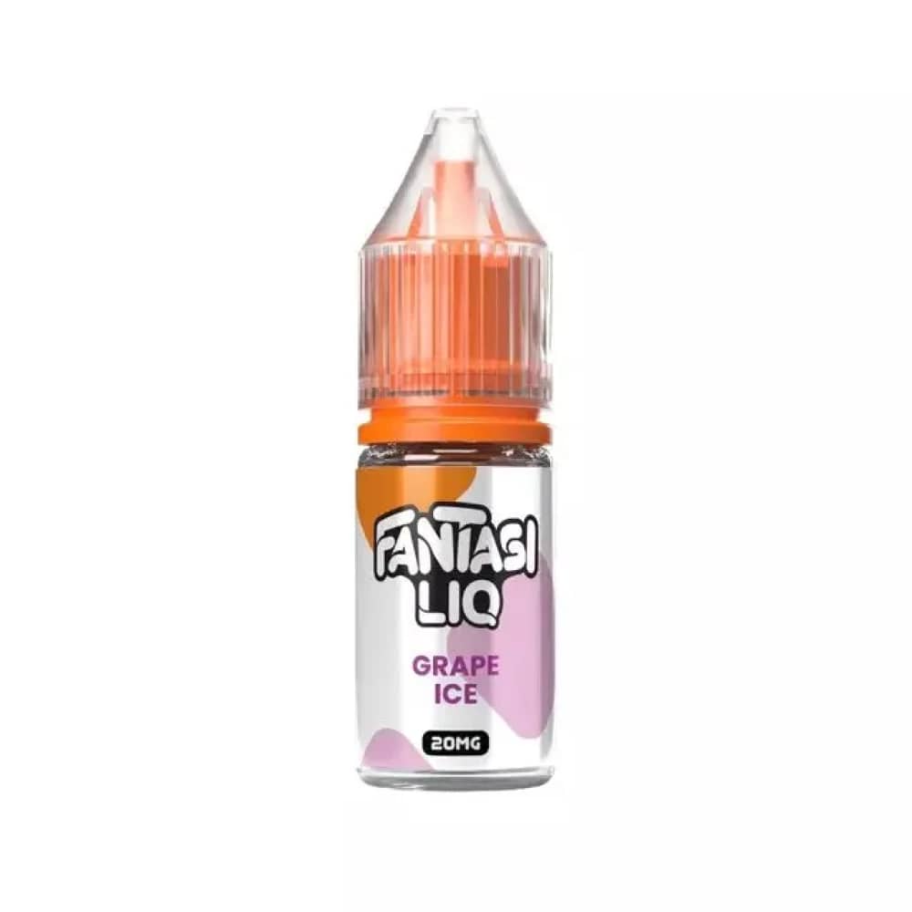Fantasi Liq Nic Salt 10ml Box of 10 Grape Ice 10mg