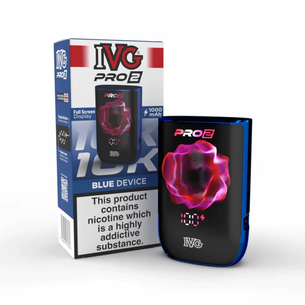 IVG Pro 2 Vape Pod Kit Box of 5 Blue