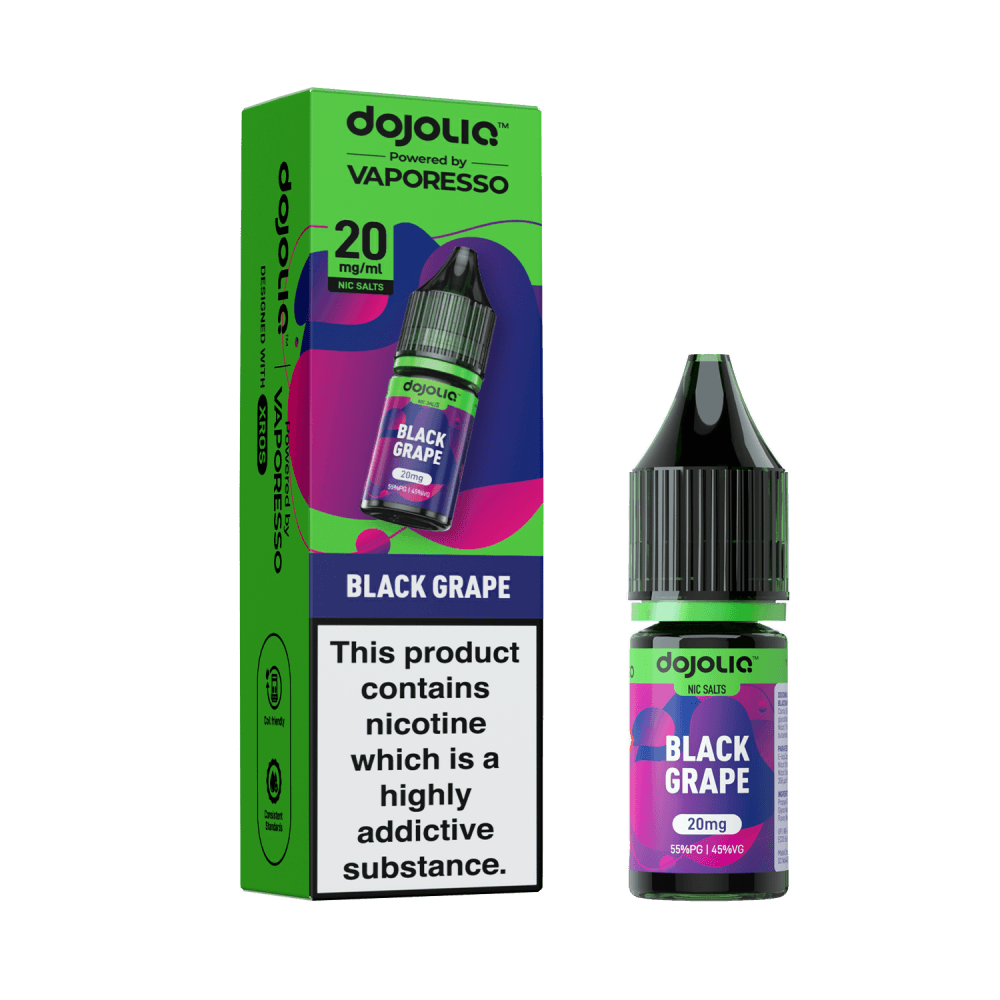 Vaporesso Dojo Liq Nic Salt 10ml Box of 10 Black Grape 20mg