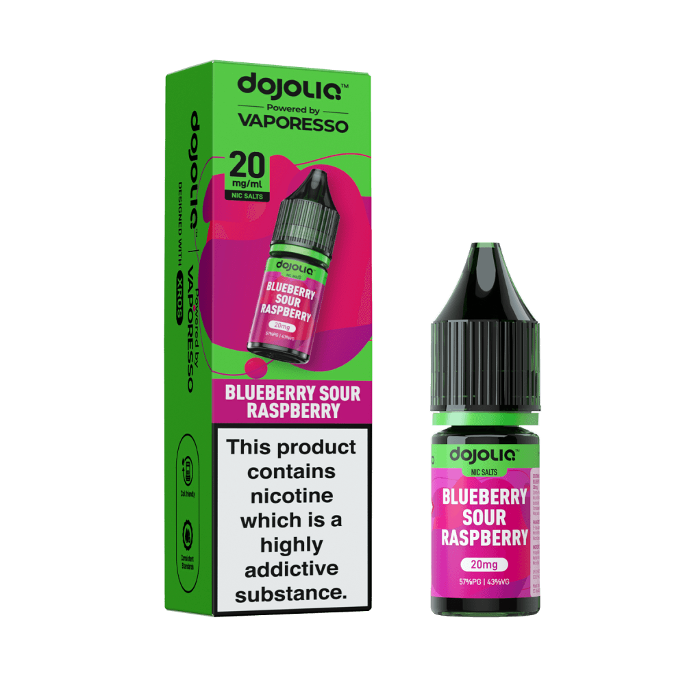 Vaporesso Dojo Liq Nic Salt 10ml Box of 10 Blue Sour Raspberry 20mg