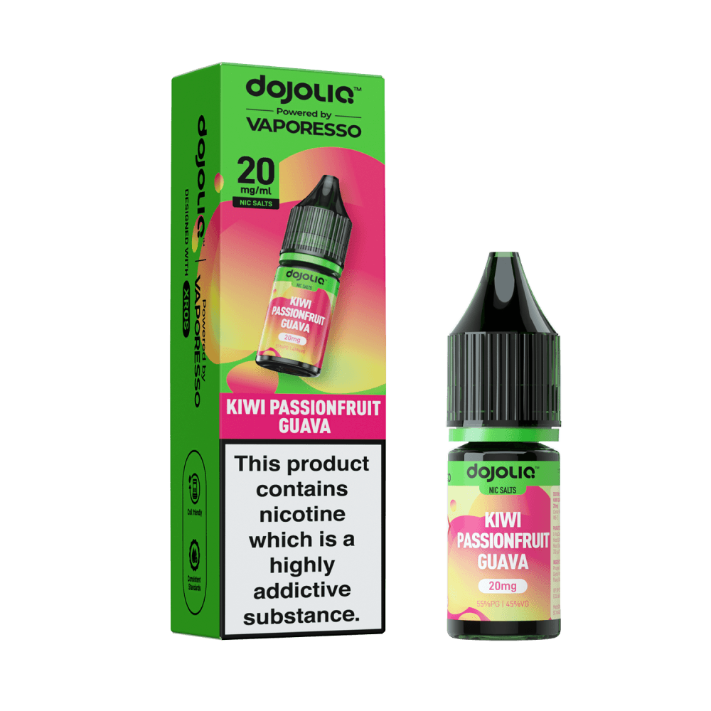 Vaporesso Dojo Liq Nic Salt 10ml Box of 10 Kiwi Passionfruit Guava 10mg