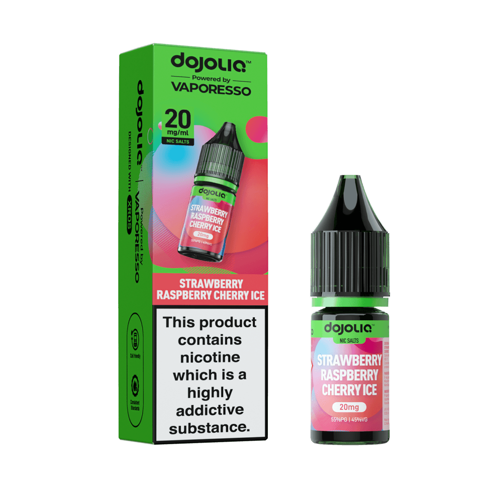 Vaporesso Dojo Liq Nic Salt 10ml Box of 10 Strawberry Raspberry Cherry 10mg