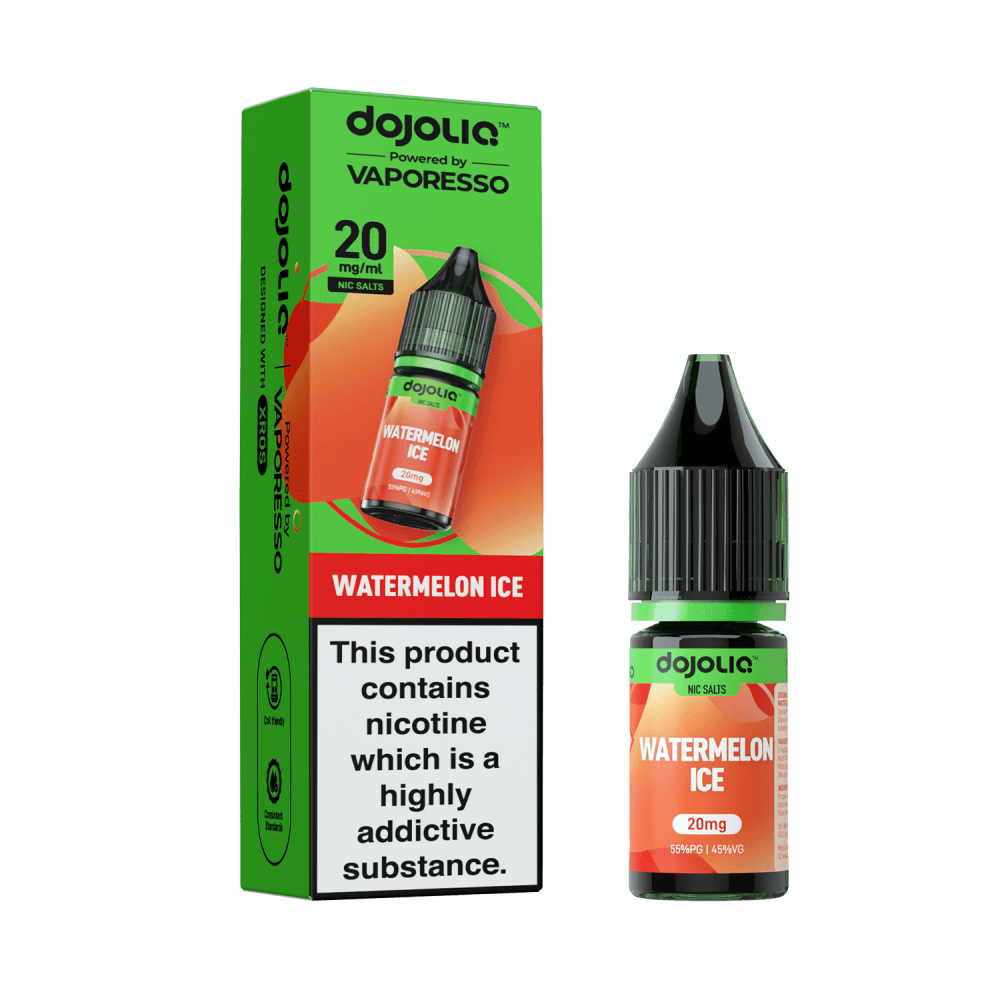 Vaporesso Dojo Liq Nic Salt 10ml Box of 10 Watermelon Ice 20mg