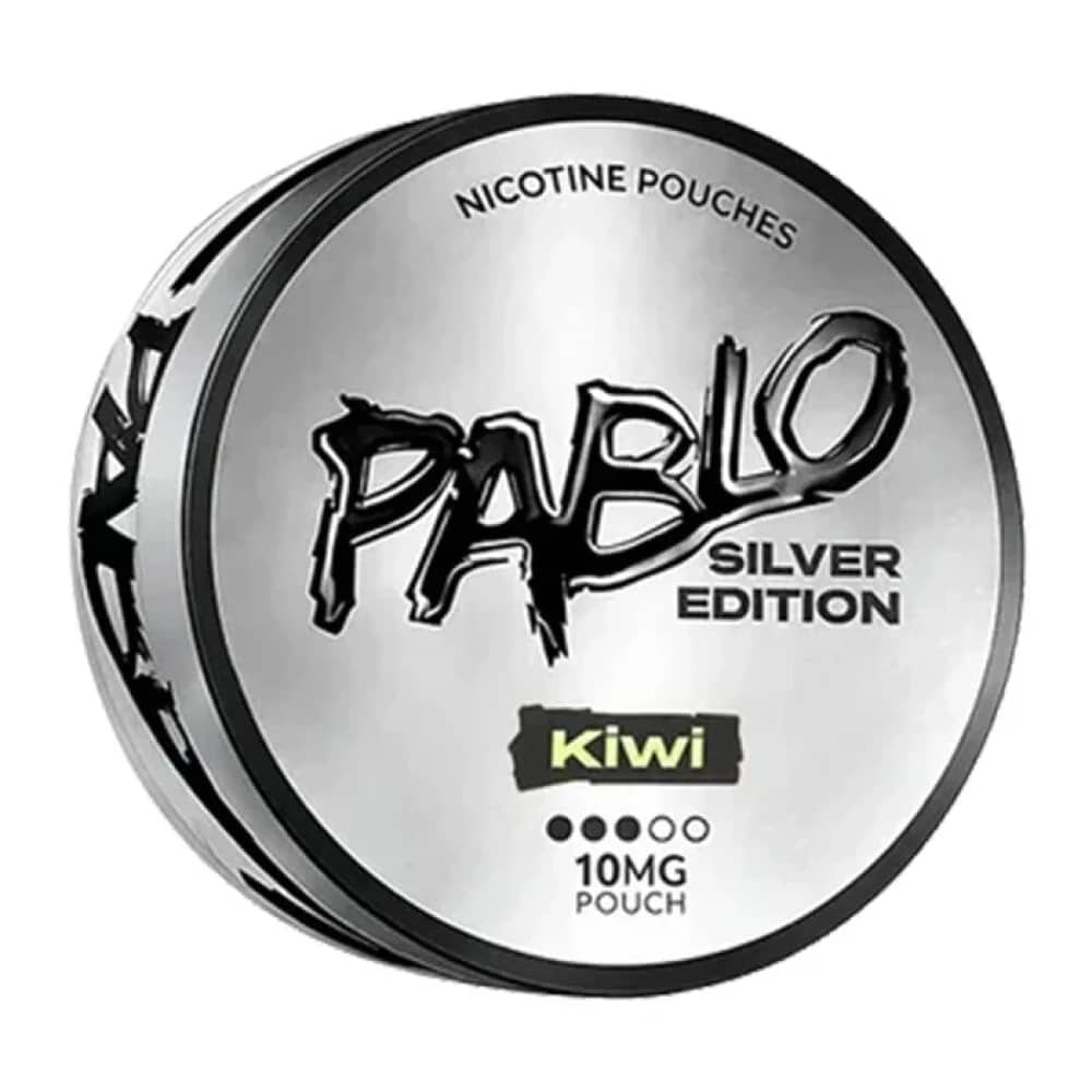 Pablo Silver Edition Nicotine Pouches Pack of 10 Kiwi (10mg)