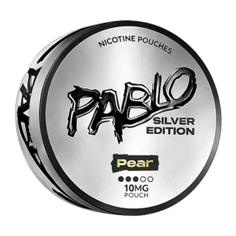 Pablo Silver Edition Nicotine Pouches Pack of 10 Pear (10mg)