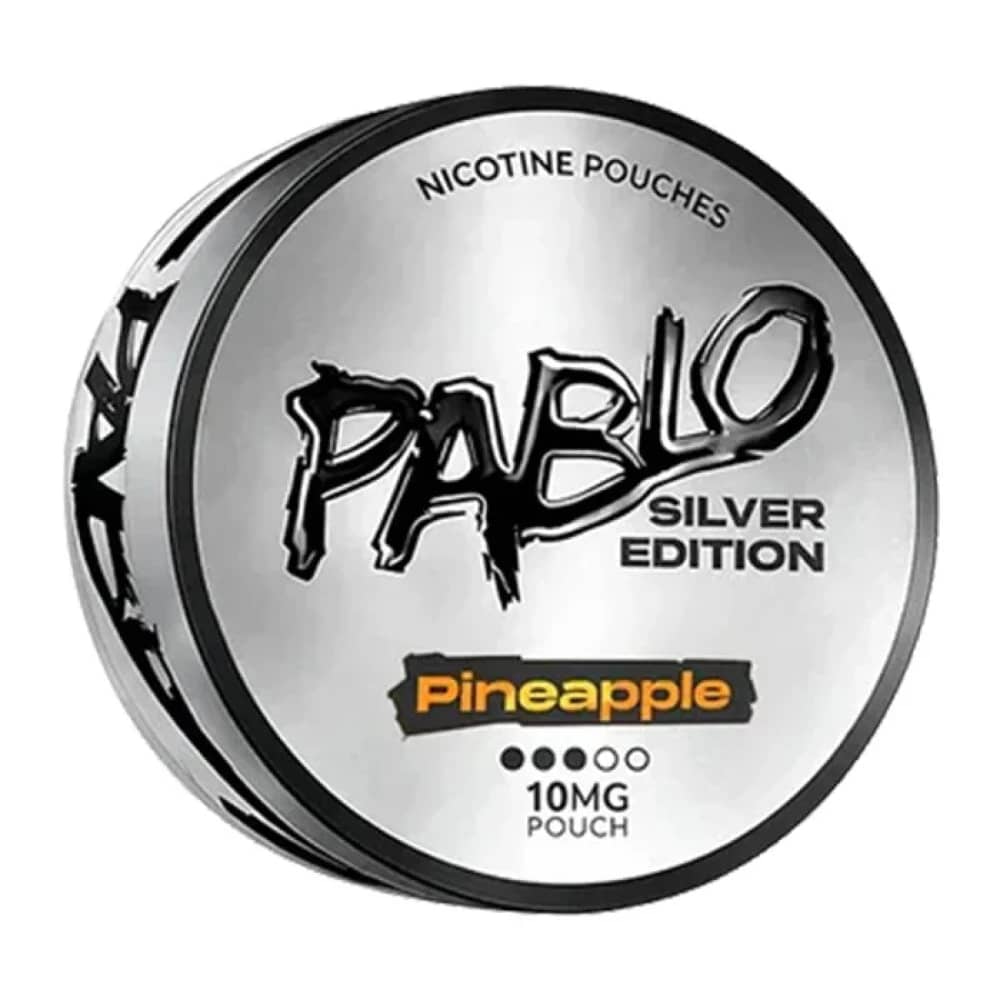 Pablo Silver Edition Nicotine Pouches Pack of 10 Pineapple (10mg)