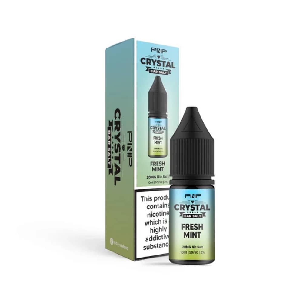 PNP Crystal Nic Salts 10ml Box of 10 Fresh Mint 10mg