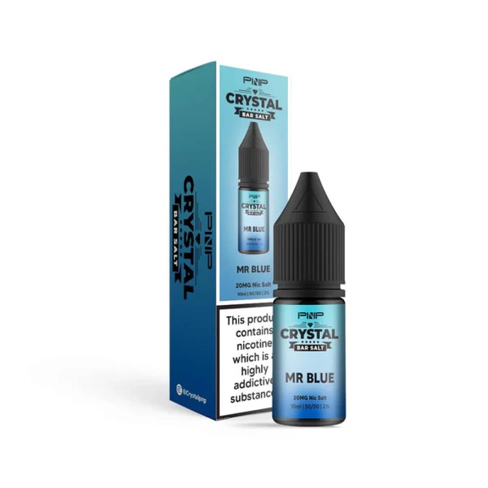 PNP Crystal Nic Salts 10ml Box of 10 Mr Blue 10mg