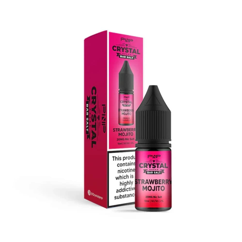 PNP Crystal Nic Salts 10ml Box of 10 Strawberry Mojito 20mg